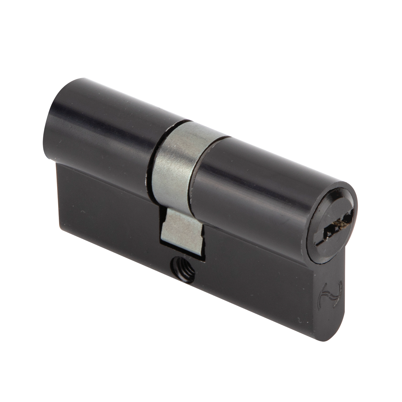 Bombín negro de seguridad de llave de puntos 30x30