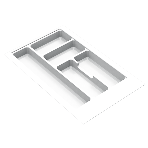 Cubertero SLIM blanco de 450mm de ancho y 474 de fondo ideal para cajones