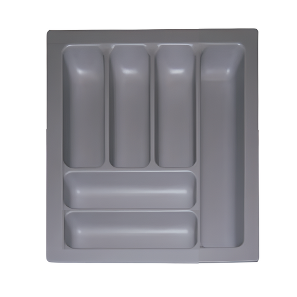 Cubertero 4TH gris antracita de plástico ABS para cajón de 400mm de ancho