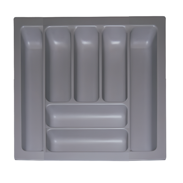 Cubertero 4TH gris antracita de plástico ABS para cajón de 500mm de ancho