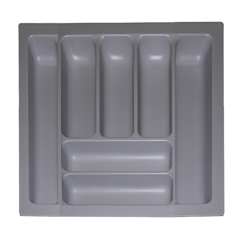 Cubertero 4TH gris antracita de plástico ABS para cajón de 500mm de ancho
