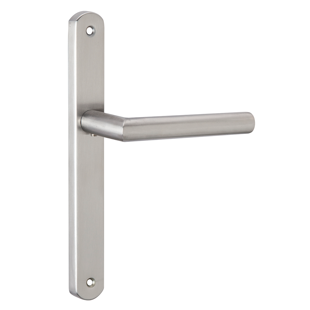 Manilla con placa oval estrecha para puertas metálicas modelo 503