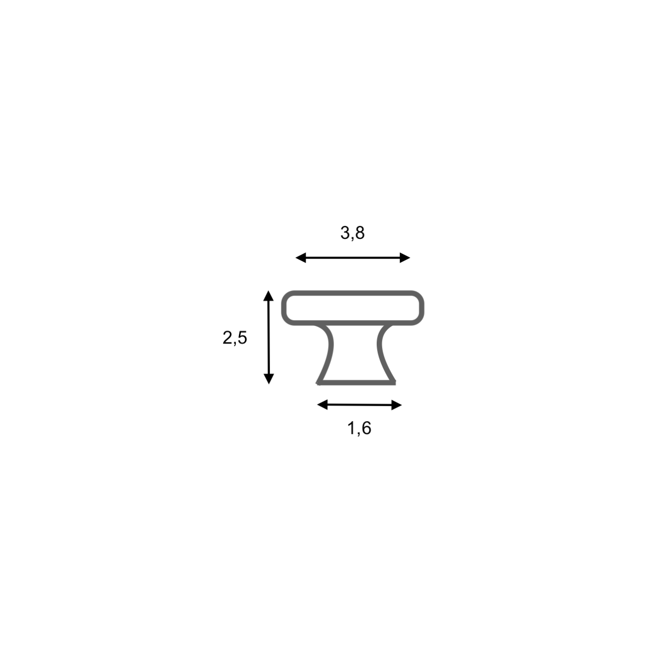 Pomo de porcelana blanco con dibujo de flor en relieve para muebles y armarios