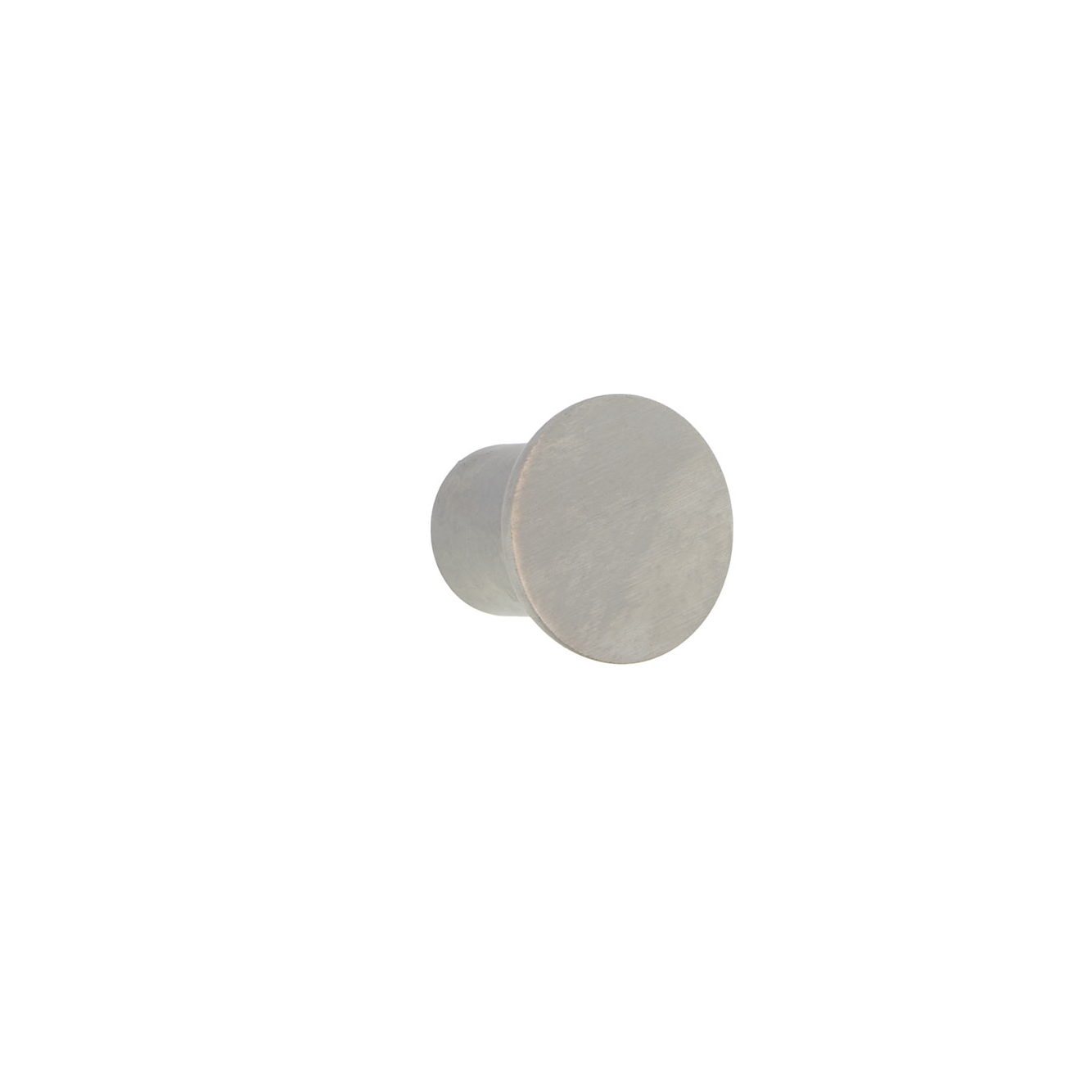Pomo de acero Inoxidable de 3cm de alto con forma de seta ideal para muebles
