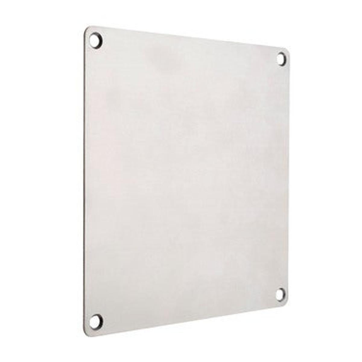 Placa cuadrada de limpieza de 170x170 en acero inoxidable
