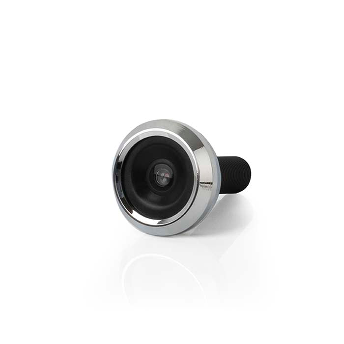 Mirilla digital de 4" modelo 754 acabado en níquel mate con cámara color cromo brillo