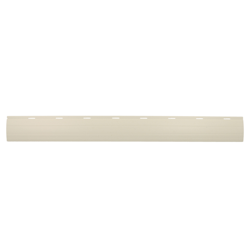Lama de persiana de 36,5x7,5mm en PVC de 2 metros de largo en color marfil
