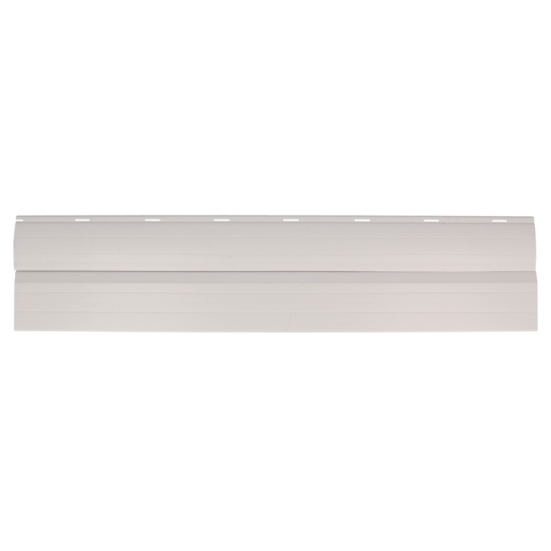 Lama de persiana de 36,5x7,5mm en PVC de 2 metros de largo en color blanco