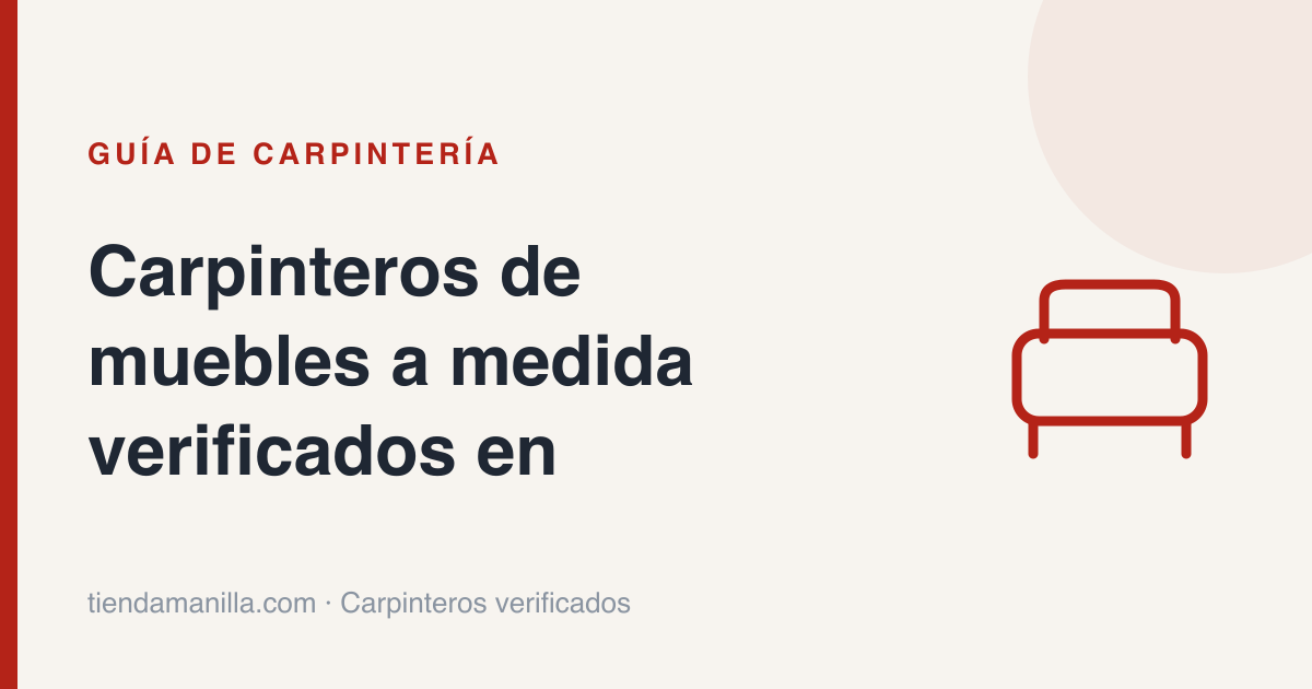 Carpinteros de muebles a medida verificados en toda País Vasco