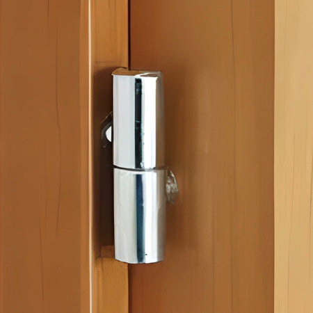 Pernio o bisagra para puerta de madera 217/S. De punta redonda.