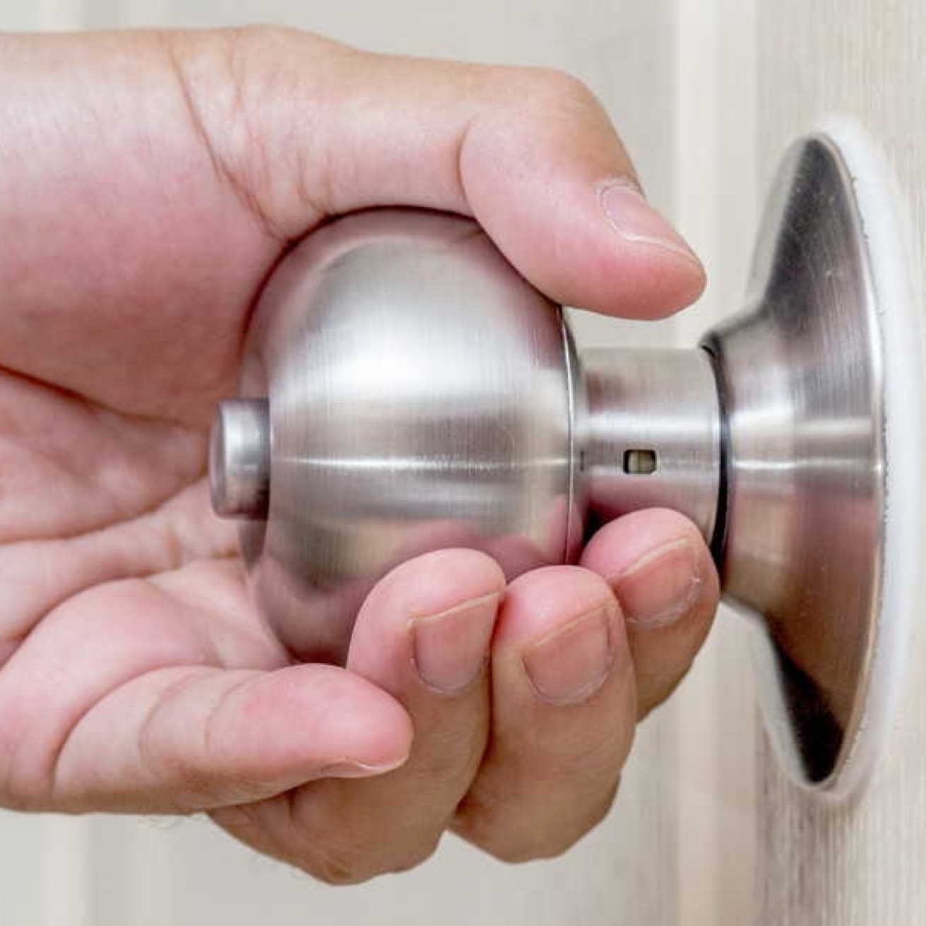 Pomos fijos y giratorios para puertas