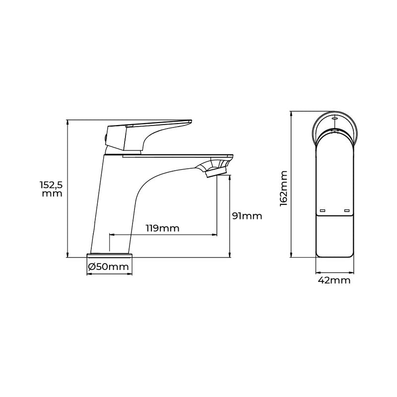 Cascais Edm Series Single Handle Basin Faucet