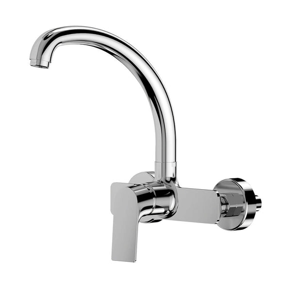 Single-lever kitchen faucet, high spout, built-in Cascais series, Edm