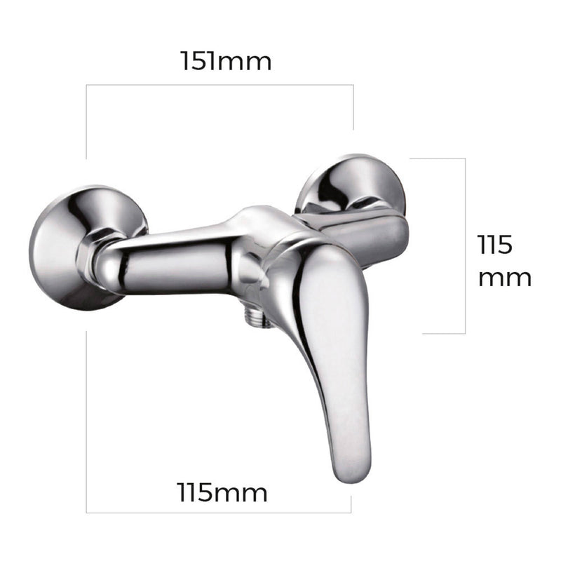 Edm Concealed Single Lever Shower Faucet