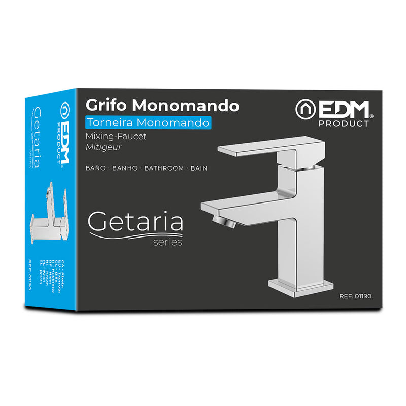 Single-lever basin mixer tap Getaria Edm series