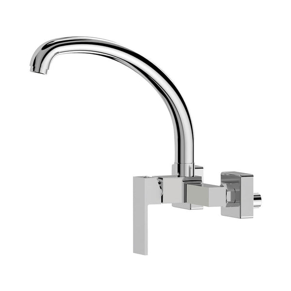 Single-lever kitchen faucet with high spout, built-in, Getaria series, Edm