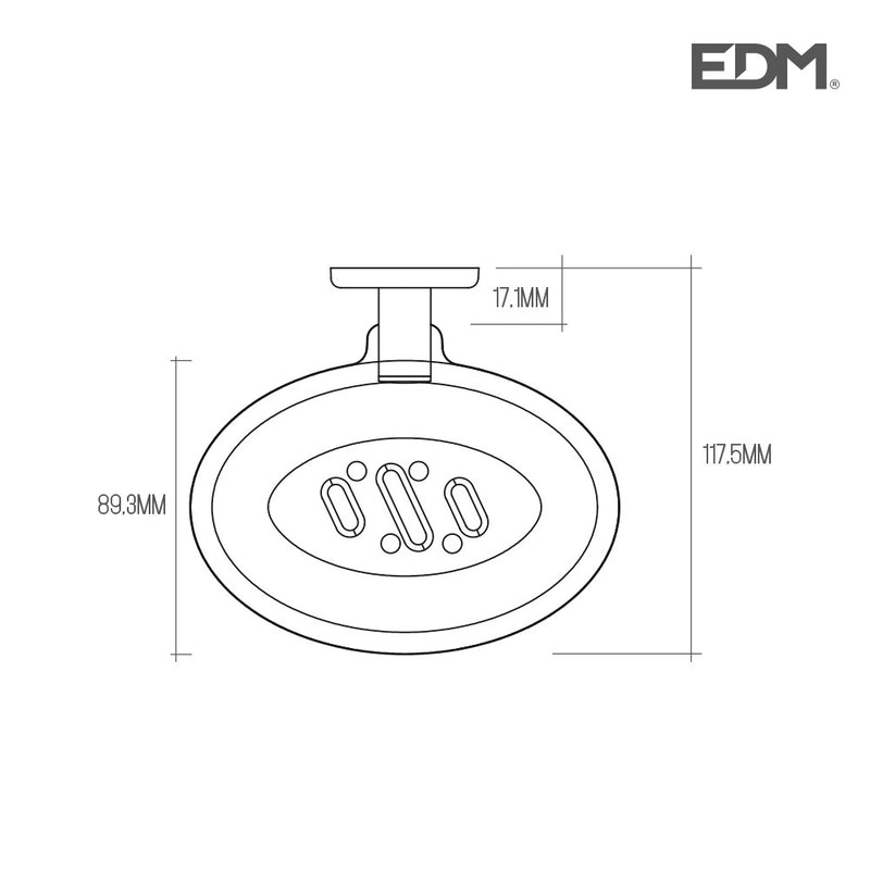 Jabonera Cromada (Envasado) Edm