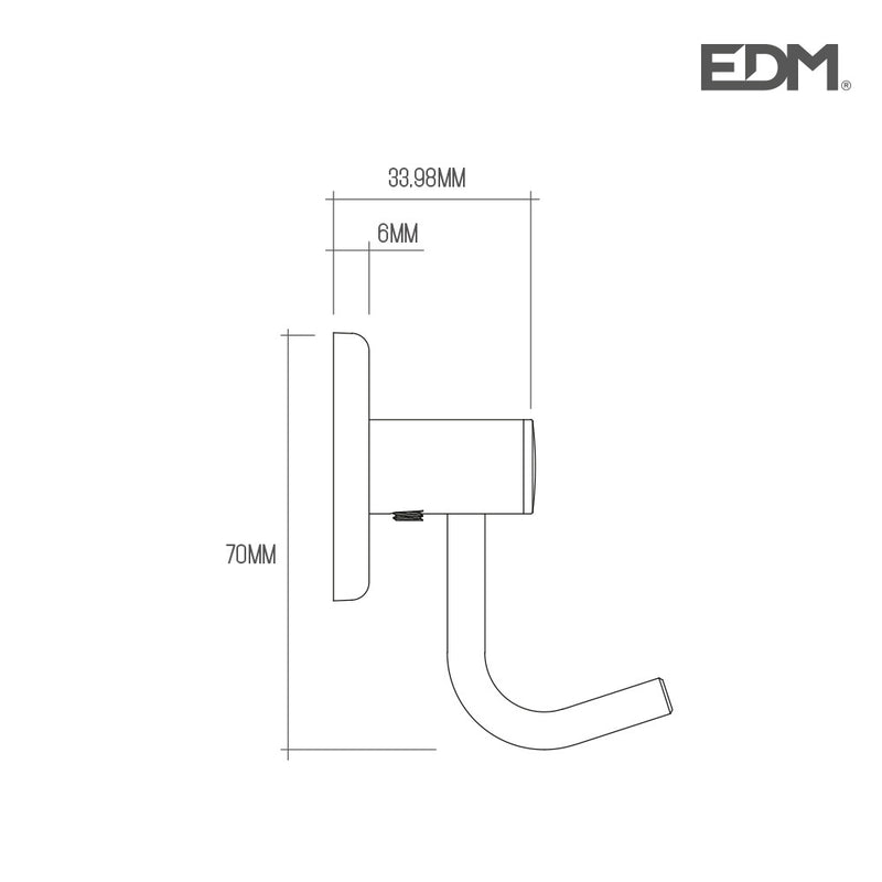 Single Chrome Hanger (Packaging) Edm