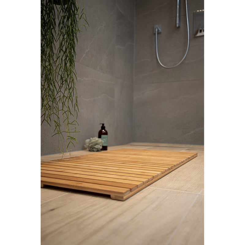 Indoor/Outdoor Bamboo Decking 50x50cm 24610100 Wenko