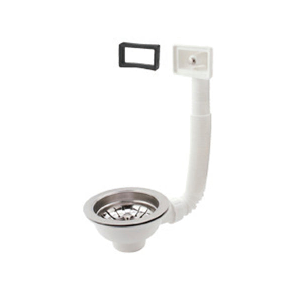 Sink Valve Ø115mm With Overflow And Grid (Packaged)