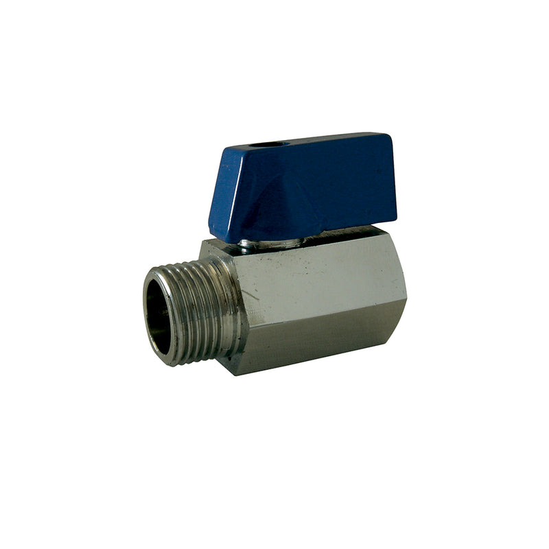 Ball Valve, Mini Male/Female 1/2" (Packaged)