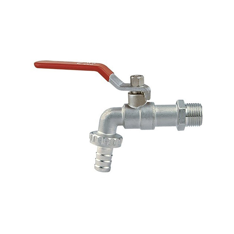 Ball Valve With Elbow For 1" 3/4" Hose