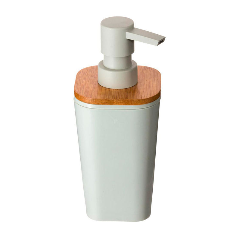 Bamboo Bathroom Soap Dispenser - White - 'Natureo' Collection