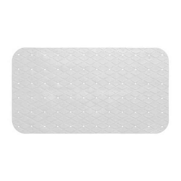 White Non-Slip Rectangular Indoor Shower Mat 69x39cm