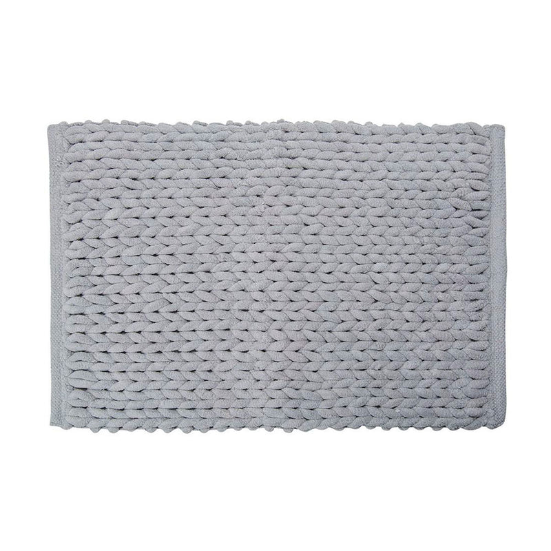 Grey Bath Mat 50x75cm