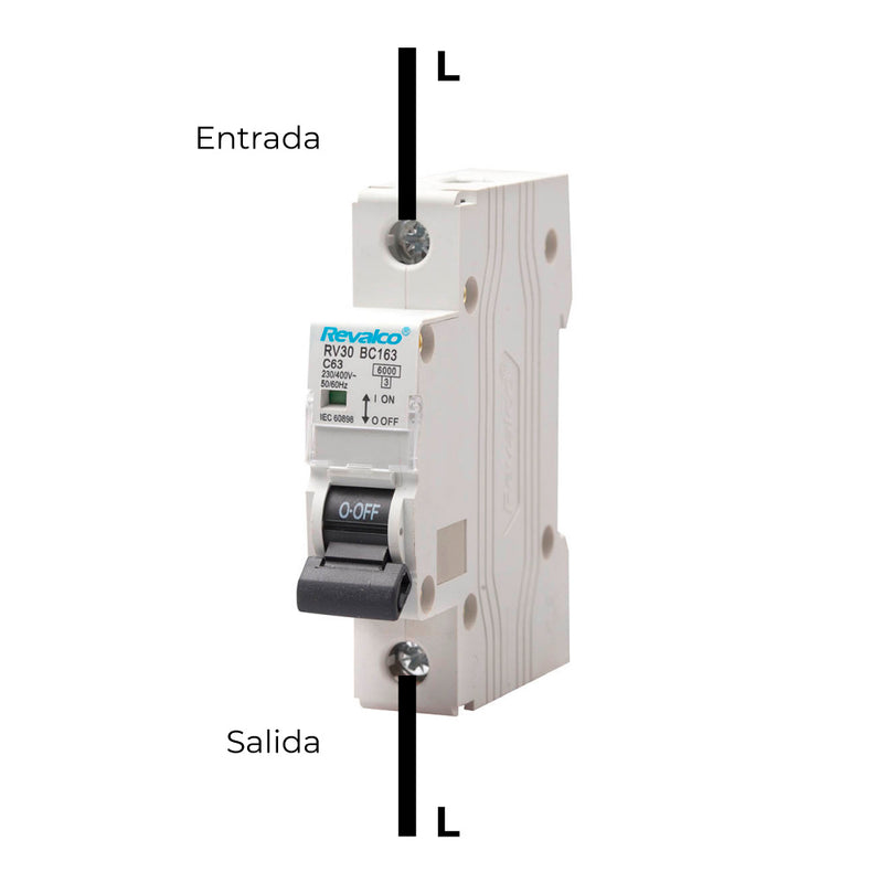 Revalco Magnetothermic 1 Pole 10A C 6Ka Resid/Tertiary