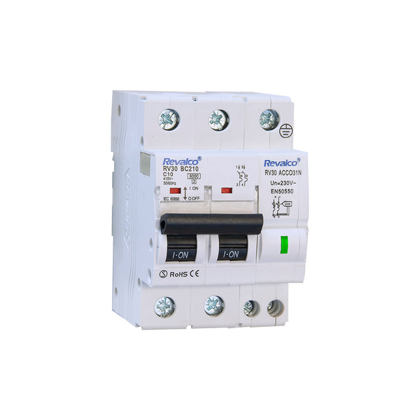 Iga 2P 25A C 10Ka - Permanent Overvoltage Protection According to EN-50550 Regulations