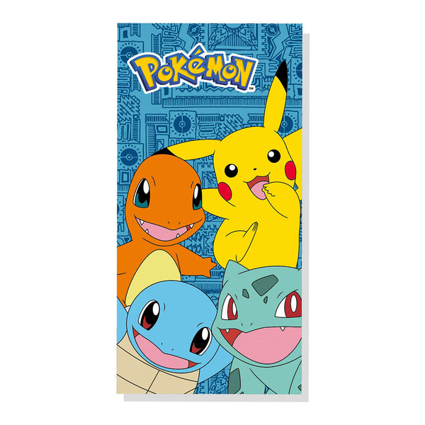 Cotton Beach Towel 300G 70 X 140Cm Pokemon