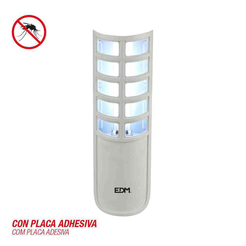 Mata Insectos Electrico 9W 30M² Con Placa Adhesiva 220-240V Edm