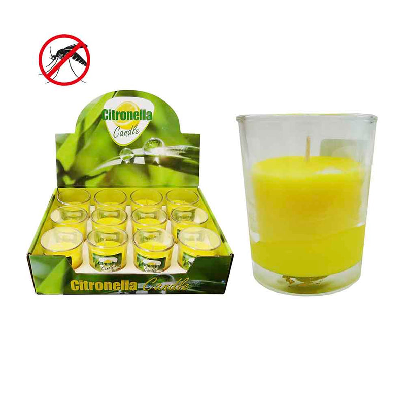 Citronella Candle 50G With Glass Container Ø6X5Cm Euro/Uni