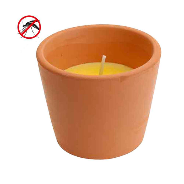 Citronella Terracotta Candle Ø5.5X5Cm Euro/Uni