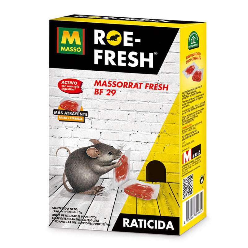 Roe-Fresh rodenticide 150G 231518 Massó