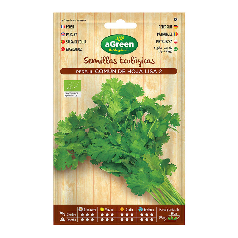 Agreen Organic Parsley Seeds Envelope