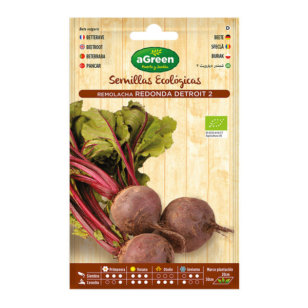 Detroit Agreen Organic Beet Seeds Envelope