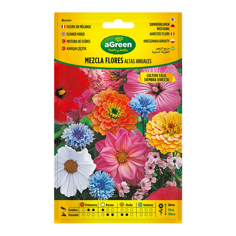 Envelope With Seeds Mix Of Annual Tall Flowers 300592Bolsh Agreen