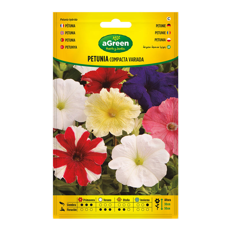 Envelope With Petunia Compacta Varied Seeds 300678Bolsh Agreen