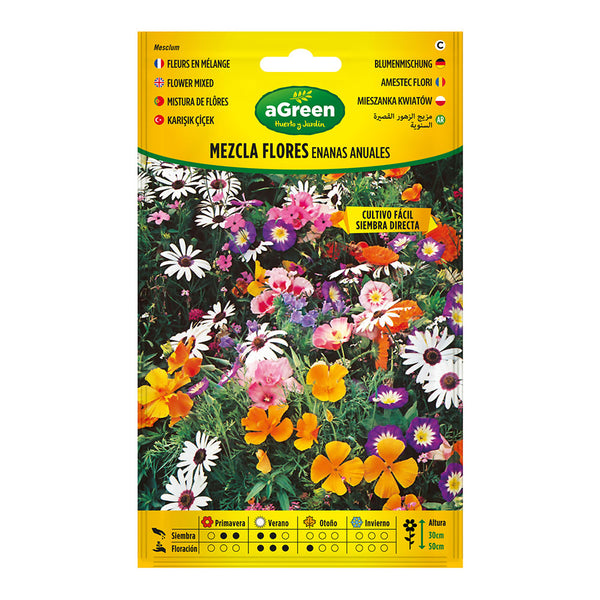 Envelope With Seeds Mix Of Dwarf Annual Flowers 300593Bolsh Agreen