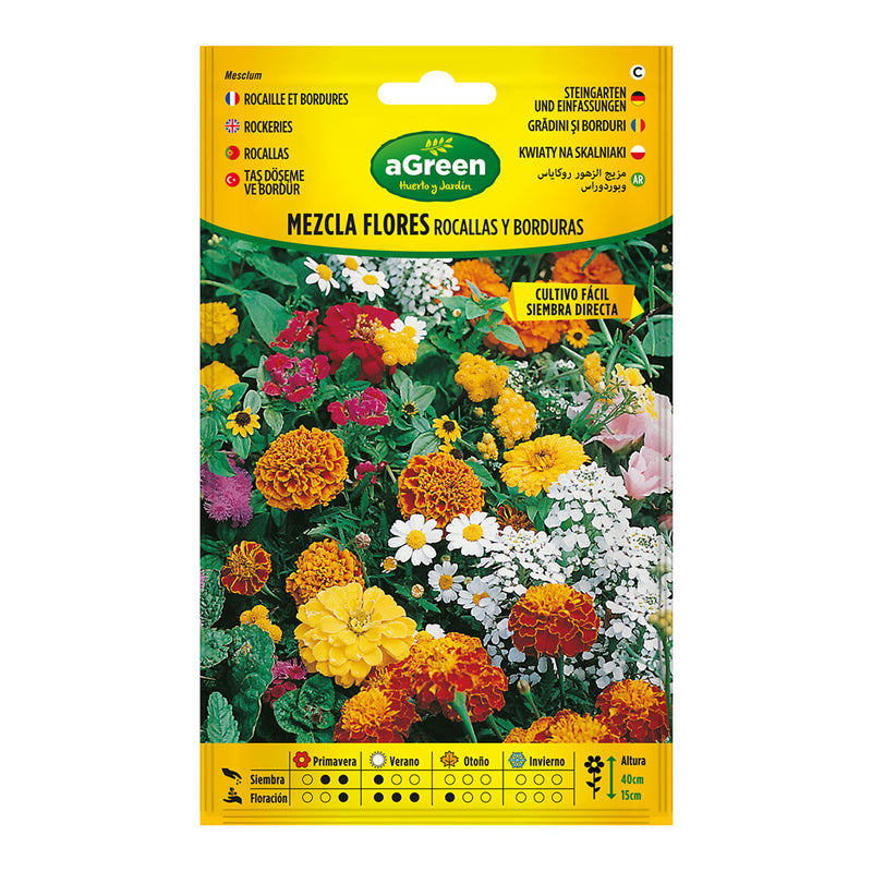 Envelope With Seeds Mix Of Flowers Rockeries And Borders 300595Bolsh Agreen