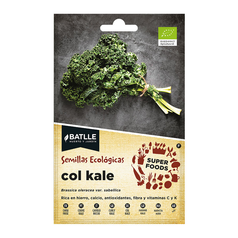 Envelope With Kale Seeds "Super Foods" Eco 680011Bags Batlle