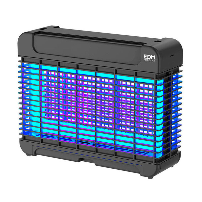 Mata Insectos Profesional Electronico Con Led 10W  50M² 31,6X10X26,3Cm Color Negro Edm