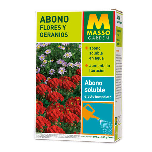 Abono Soluble Para Flores Y Geranios 1Kg, 234046 Massó