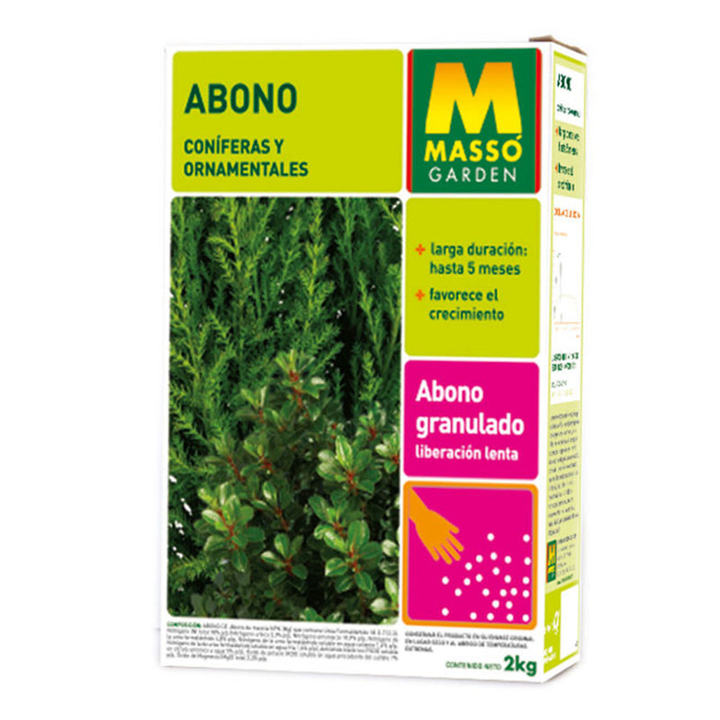 Fertilizer for Conifers and Hedges 2Kg, 244024 Massó