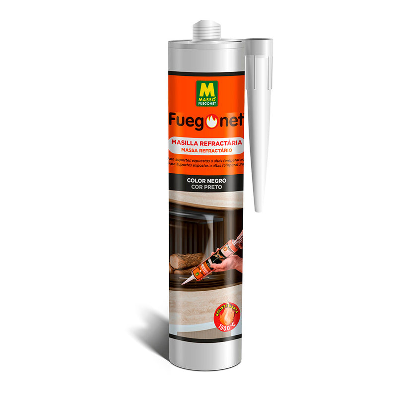 Black Refractory Putty 300ml, Fuegonet Massó