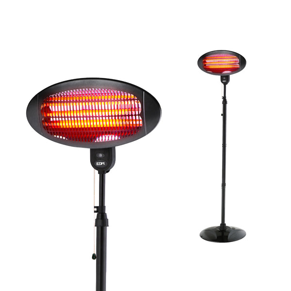 Outdoor quartz heater with stand - 2000W - Edm