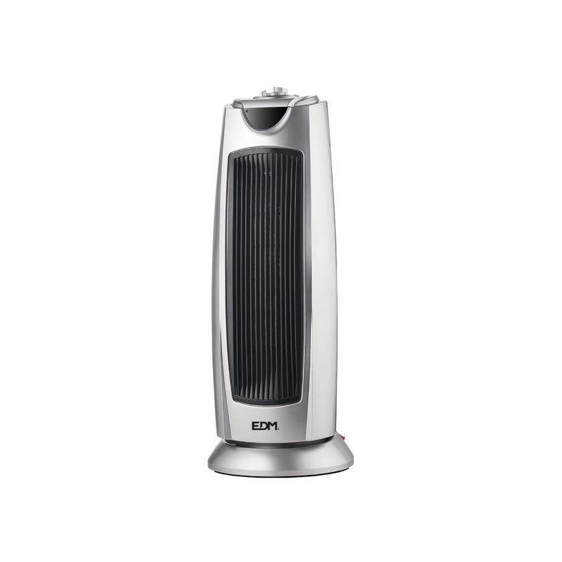 Tower Heater, Ceramic, Oscillating - Silver Model - 1000-2000W - Edm