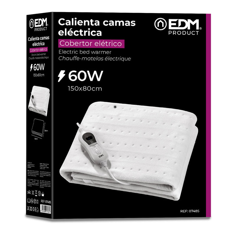 Calienta Camas Electrico 60W 150X80Cm Edm